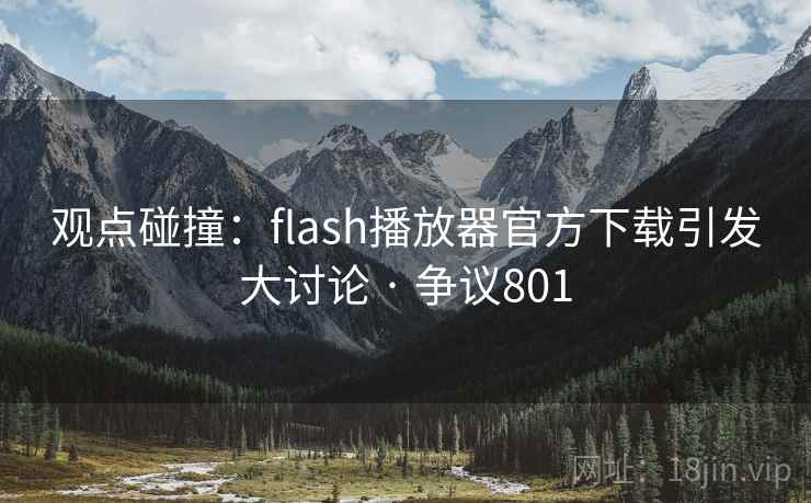 观点碰撞：flash播放器官方下载引发大讨论 · 争议801